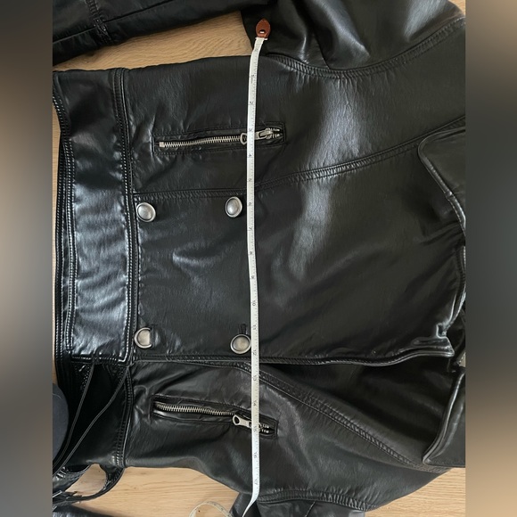 Free People Vegan Leather Motto Jacket - Picture 4 of 5